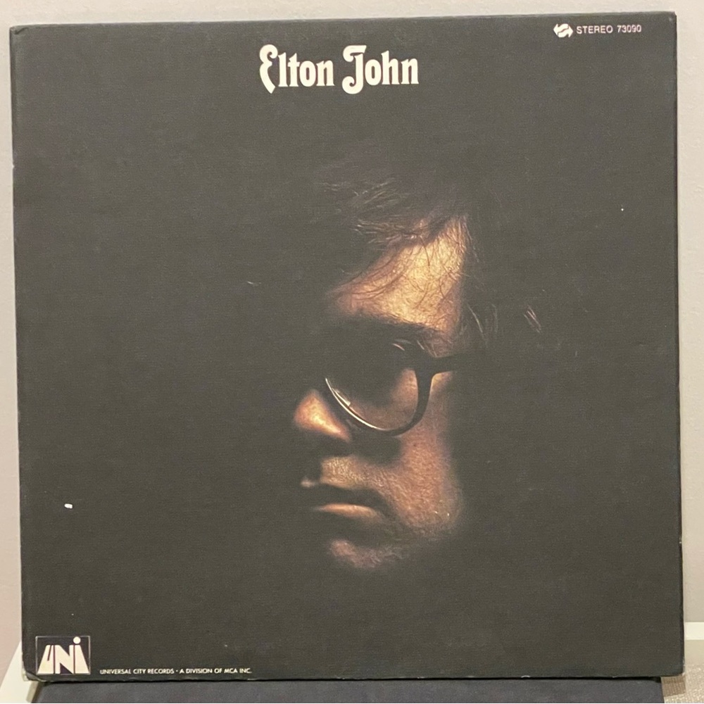 Elton John, self-titled vinyl album with the hit “Your Song” (1970)